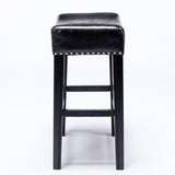 Counter Height 26" Bar Stools for Kitchen Counter Backless Faux Leather