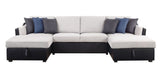 Beige Sectional Sofa w/Sleeper