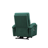 Liyasi Electric Power Lift Recliner Chair Sofa with Massage and Heat for Elderly, 3 Positions, 2 Side Pockets and Cup Holders, USB Ports, High-end quality fabric