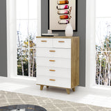 Drawer dresser cabinet, solid wood