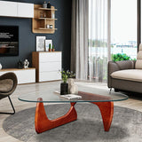 Cherry Triangle coffee table Wood Base