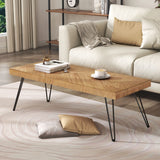 Modern Coffee Table, Easy Assembly Tea Table