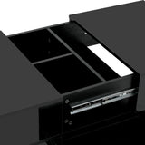 Extendable Coffee Table with 4 Drawers with Hidden Storage Compartment