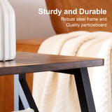 Side Table End Table  with Floor Lamp