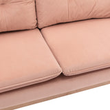 COOLMORE  Velvet  Sofa , Accent sofa .loveseat sofa with Stainless feet