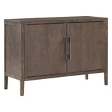 U-Style Storage Cabinet Sideboard Wooden Cabinet with 2 Metal handles and 2 Doors for Hallway, Entryway, Living Room, Bedroom