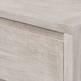 Modern Style Wood Veneer 6-Drawer Dresser for Bedroom, Living Room, Stone Gray