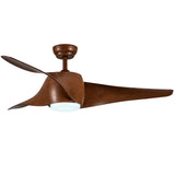 52 In.Intergrated LED Ceiling Fan with Wood Grain Blade