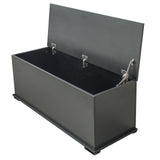 Storage Chest Trunk, Lift Top Wood Box for Toys Entryway Bench Organizer Home Furniture, Black