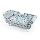 Flower patterned Loveseat