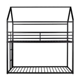 Bunk Beds for Kids Twin over Twin - No Box Spring Needed Black