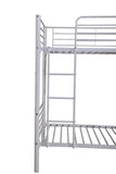 White Metal Bunk Bed