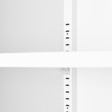 Suitable for steel storage cabinets in living rooms, kitchens, and bedrooms, 2 door miscellaneous storage cabinet, garage tool storage cabinet, and office file cabinet，2 movable partitions