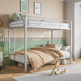 Metal Bunk Bed Twin Over Twin - No Box Spring Needed