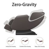 Brown Massage Chair Recliner with Zero Gravity