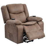 Orisfur. Power Lift Chair for Elderly with Adjustable Massage Function, Recliner Chair with Heating System for Living Room