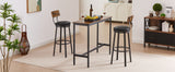 Oval Stool Swivel Bar Stool, Tall Bar Stool With Backrest, Industrial, Thick Iron Frame Footrest, 29.5" High.（Rustic Brown，17.5’’w x 13.4’’d x 40.5’’h）