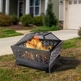 IRON FIRE PIT OUTDOOR