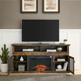 TV Stand for TVs up to 65" with Electric Fireplace