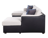 Beige Sectional Sofa w/Sleeper
