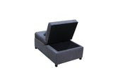 Ottoman Sofa sleeper Dark Grey