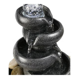 11.4inches Relaxation Tabletop Water Fountain with a Ball for Office and Home Decor