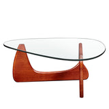 Cherry Triangle coffee table Wood Base