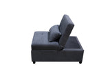 Ottoman Sofa sleeper Dark Grey