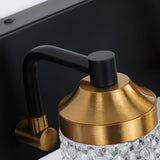 5-Lights Crystal Vanity Lights for Bathroom Lighting Fixture Black Gold Vintage Vanity Light LED Bathroom Wall Light Fixture