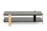 Modrest Modern Ebony & Rosegold Coffee Table