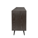 TV Stand Mid-Century Wood Modern Entertainment Center Adjustable Storage Cabinet TV Console for Living Room