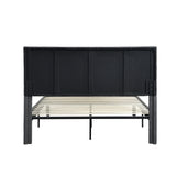 Queen Size Upholstered Platform Bed Frame with Headboard