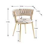 COOLMORE Leisure   Dining Chairs with 2PC /Set