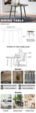 Diameter 44.8 inch MDF Modern simplicity roundI Imitation wood grain  dining table.Applicable 6-8 persons to dining room and meeting room.