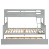 Twin Over Full Bunk Bed with Trundle