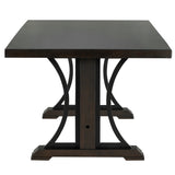 Retro Style Dining Table 78” Wood Rectangular Table, Seats up to 8