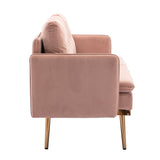 COOLMORE  Velvet  Sofa , Accent sofa .loveseat sofa with Stainless feet