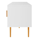U-Can Modern TV Stand with 5 Champagne Legs - Durable, Stylish and Spacious，TVS Up to 75''
