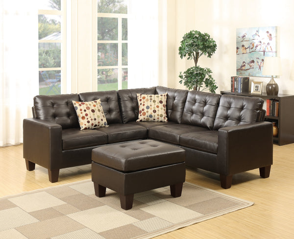Modular Sectional Couch Faux Leather
