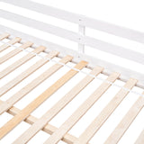 Full Over Full Bunk Bed with 2 Drawers and Staircase