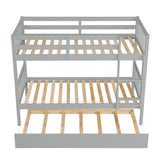 Twin Over Twin Bunk Beds with Trundle