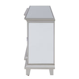 Toppington Mirrored Touch Screen Electric Fireplace