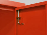 Metal Locker Storage Cabinet Locker Children Locker Double Doors Lokcer Hanging Cloth Home School Classroom Requires Assembly