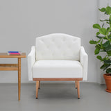 COOLMORE Accent  Chair  ,leisure single sofa  with Rose Golden  feet