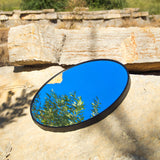 28" Wall Circle Mirror Large Round Black Farmhouse Circular Mirror for Wall Decor Big Bathroom Make Up Vanity Mirror Entryway Mirror