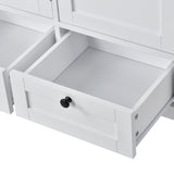 Accent Cabinet Modern Console Table Sideboard for Living Room Dining Room With 2 Doors, 3 Drawers
