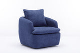 COOLMORE Swivel Barrel Chair, Comfy Round Accent Sofa Chair for Living Room, 360 Degree Swivel Barrel Club Chair, Leisure Arm Chair for Nursery, Hotel, Bedroom, Office, Lounge