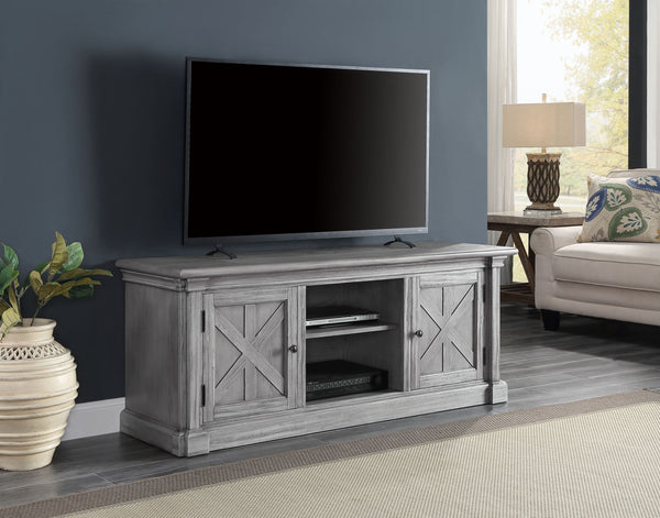 TV Stand, Gray Oak