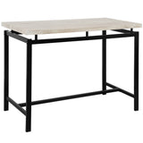 Dining Set, Bar Set, Dining Table with 4 Chairs,5 Piece, with Counter and Pub Height