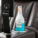 Orisfur. Power Motion Recliner with USB Charging Port and Hidden Arm Storage, Home Theater Seating with 2 Convenient Cup Holders Design ,360° Swivel Tray Table,and Cell Phone Stand